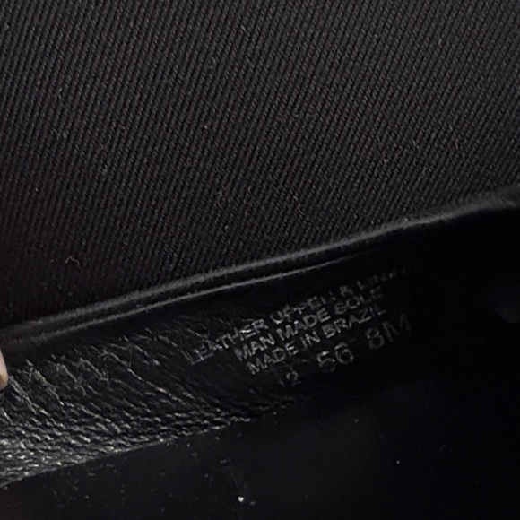 Tory Burch Black Leather Flats with Silver Emblem - Picture 9 of 9